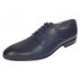 Pantofi Derby bărbați bleumarin din piele naturală perforată 346ABLM